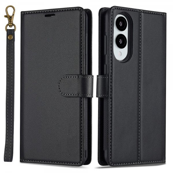 Nordic Covers Samsung Galaxy S25 Edge Fodral med avtagbart MagSafe-skal Raven Black