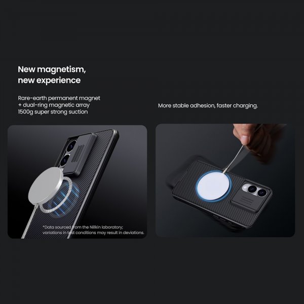 Nillkin Samsung Galaxy S25 Edge Skal CamShield Pro MagSafe Svart