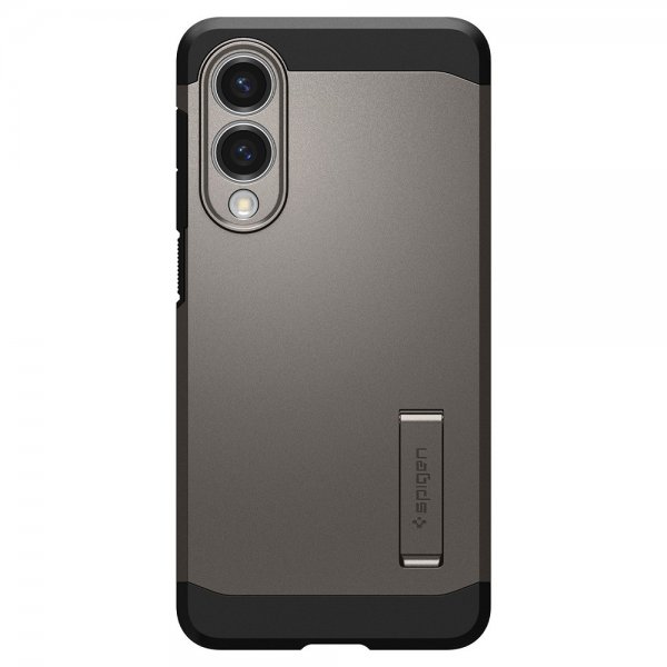 Spigen Samsung Galaxy S25 Edge Skal Tough Armor MagFit Gunmetal
