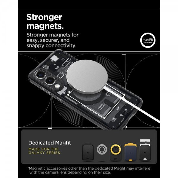 Spigen Samsung Galaxy S25 Edge Skal Ultra Hybrid Zero One MagFit Svart