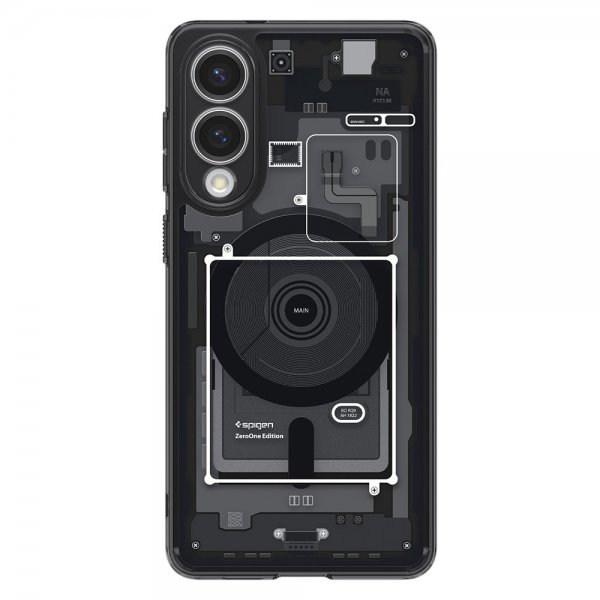 Spigen Samsung Galaxy S25 Edge Skal Ultra Hybrid Zero One MagFit Svart