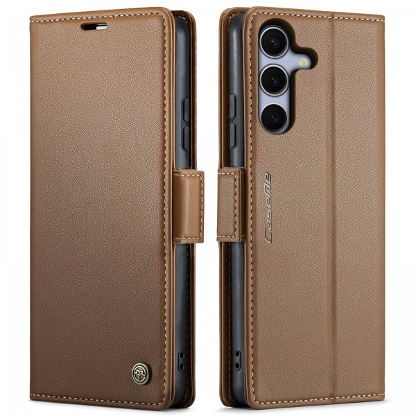 CaseMe Samsung Galaxy S25 FE Fodral 023 Series Brun