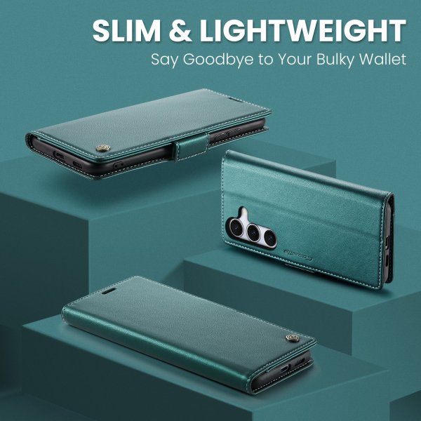 CaseMe Samsung Galaxy S25 FE Fodral 023 Series Grön