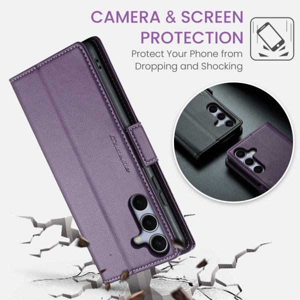 CaseMe Samsung Galaxy S25 FE Fodral 023 Series Lila