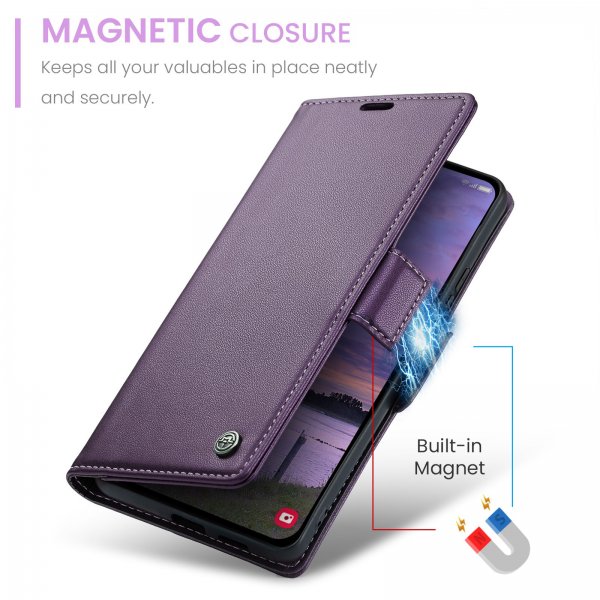 CaseMe Samsung Galaxy S25 FE Fodral 023 Series Lila