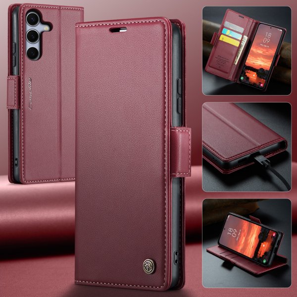 CaseMe Samsung Galaxy S25 FE Fodral 023 Series Röd