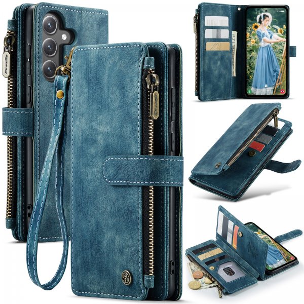 CaseMe Samsung Galaxy S25 FE Fodral C30 Series Blå