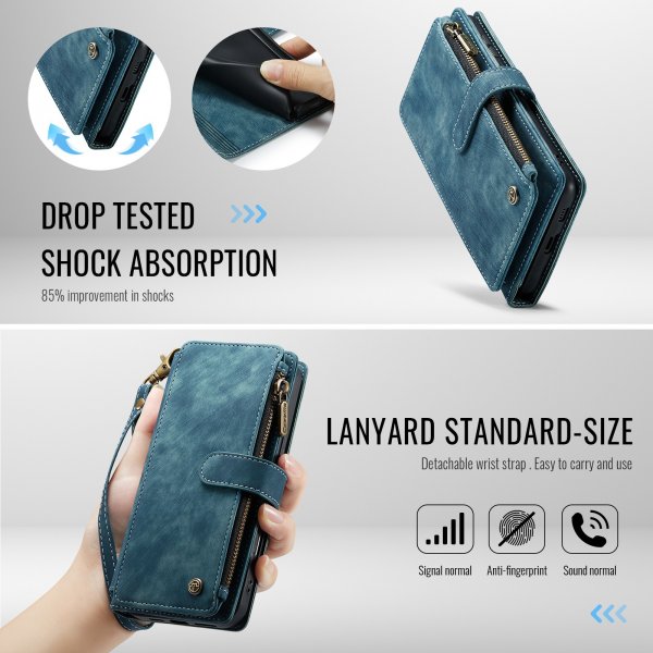 CaseMe Samsung Galaxy S25 FE Fodral C30 Series Blå