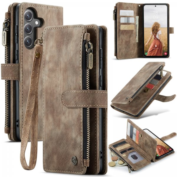 CaseMe Samsung Galaxy S25 FE Fodral C30 Series Brun