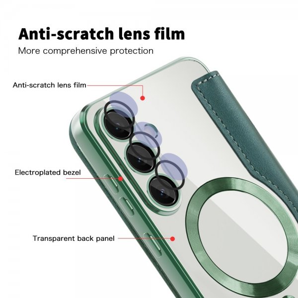 Samsung Galaxy S25 FE Fodral MagSafe Grön