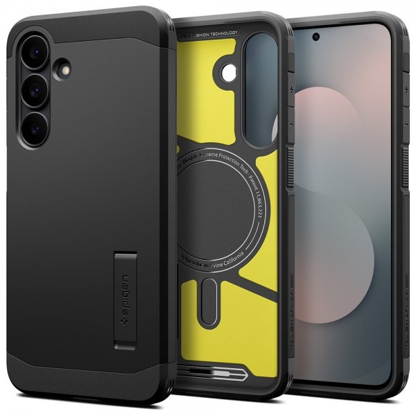 Spigen Samsung Galaxy S25 FE Skal Tough Armor MagFit Svart