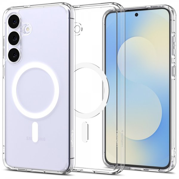 Spigen Samsung Galaxy S25 FE Skal Ultra Hybrid MagFit Clear White