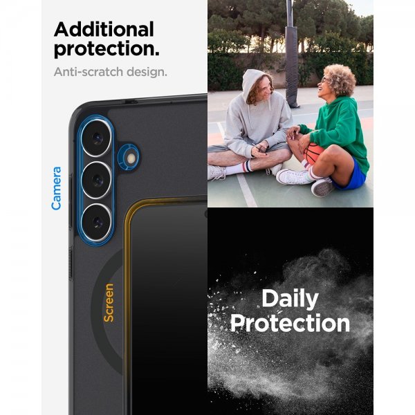 Spigen Samsung Galaxy S25 FE Skal Ultra Hybrid MagFit Frost Black