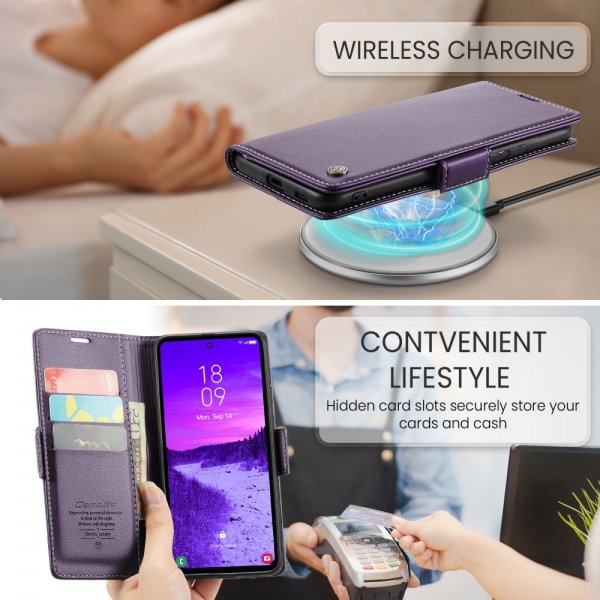 CaseMe Samsung Galaxy S24/S25 Fodral 023 Series Lila