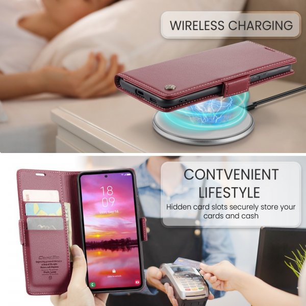 CaseMe Samsung Galaxy S24/S25 Fodral 023 Series Röd