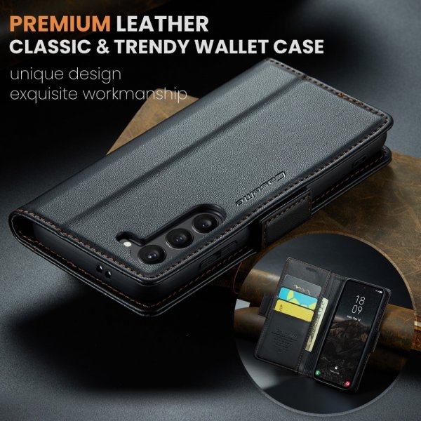 CaseMe Samsung Galaxy S24/S25 Fodral 023 Series Svart