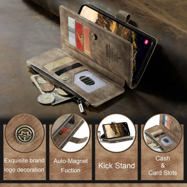 CaseMe Samsung Galaxy S24/S25 Fodral C30 Series Brun