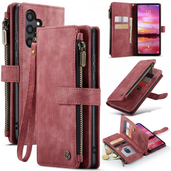 CaseMe Samsung Galaxy S24/S25 Fodral C30 Series Röd