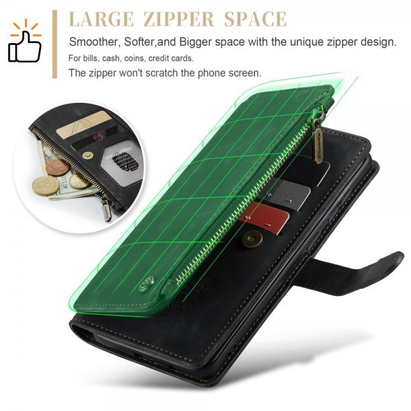 CaseMe Samsung Galaxy S24/S25 Fodral C30 Series Svart