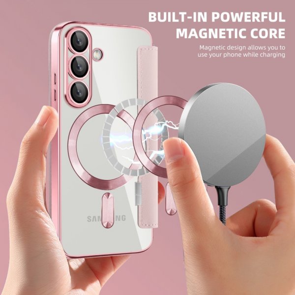 Samsung Galaxy S25 Fodral MagSafe Rosa