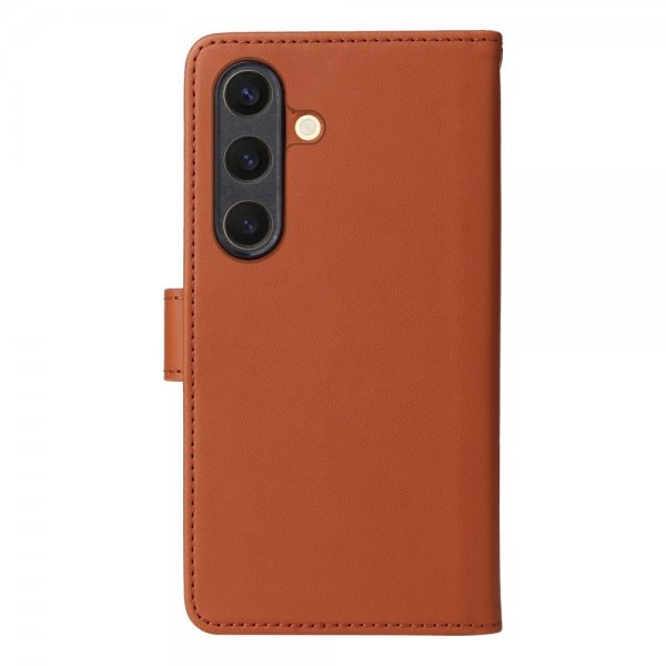 Betopnice Samsung Galaxy S25 Fodral med Löstagbart Skal 005 Brun