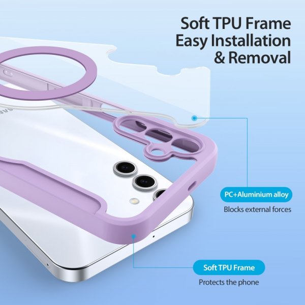 Dux Ducis Samsung Galaxy S25 Fodral Skin X Pro Series MagSafe Lila