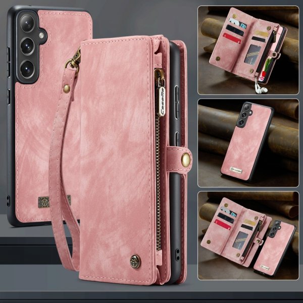 CaseMe Samsung Galaxy S25 Plus Fodral 008 Series Löstagbart Skal Rosa