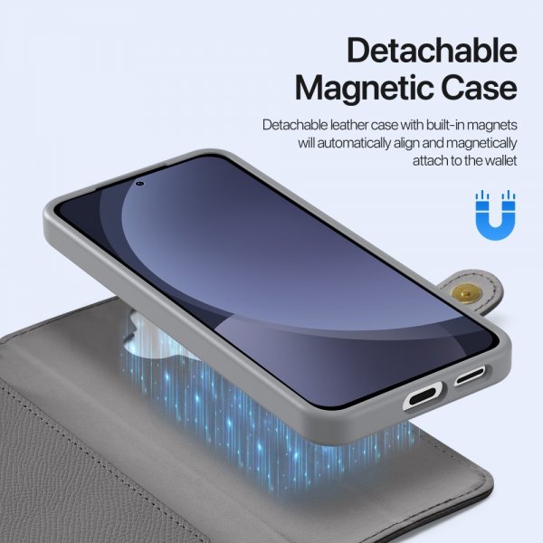 Dux Ducis Samsung Galaxy S25 Plus Fodral 2-i-1 Lawa Series MagSafe Grå