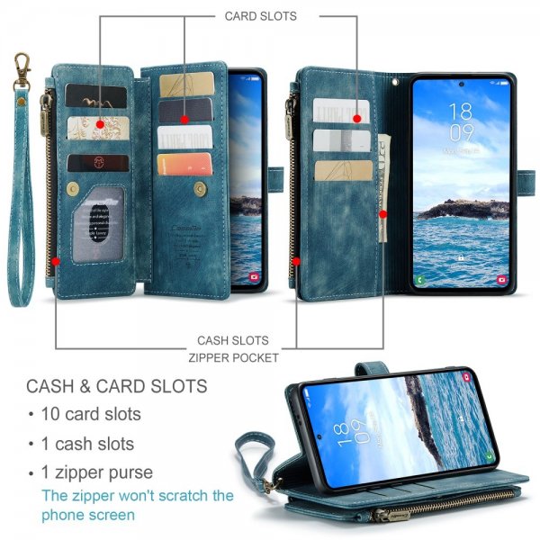 CaseMe Samsung Galaxy S24 Plus/S25 Plus Fodral C30 Series Blå