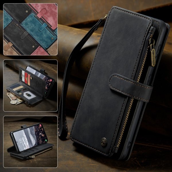 CaseMe Samsung Galaxy S24 Plus/S25 Plus Fodral C30 Series Svart