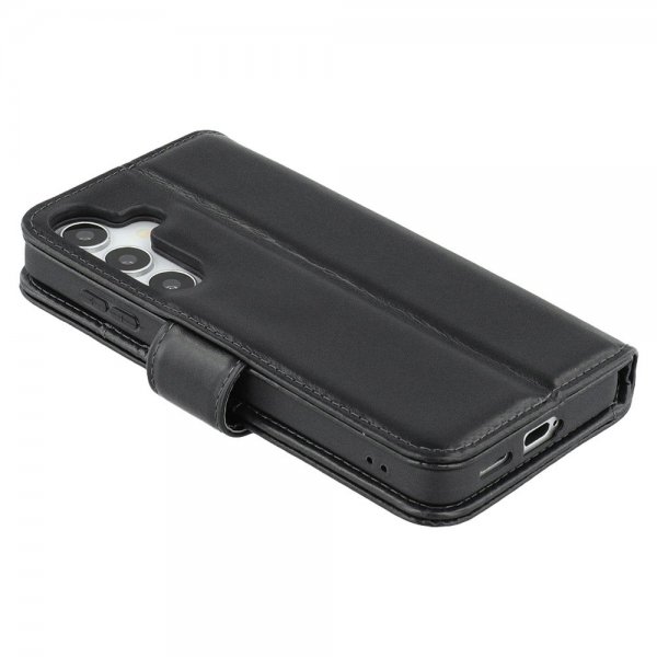 Nordic Covers Samsung Galaxy S24 Plus/Galaxy S25 Plus Fodral Essential Leather Raven Black
