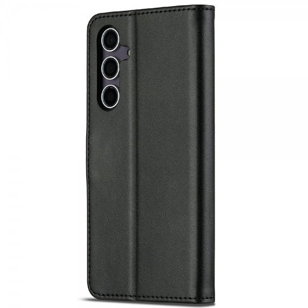 Lc.Imeeke Samsung Galaxy S25 Plus Fodral med Kortfack Stativfunktion Svart