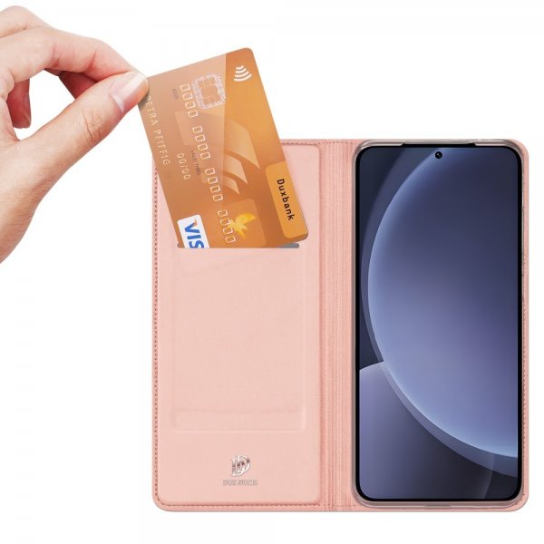 Dux Ducis Samsung Galaxy S25 Plus Fodral Skin Pro Series Rosa