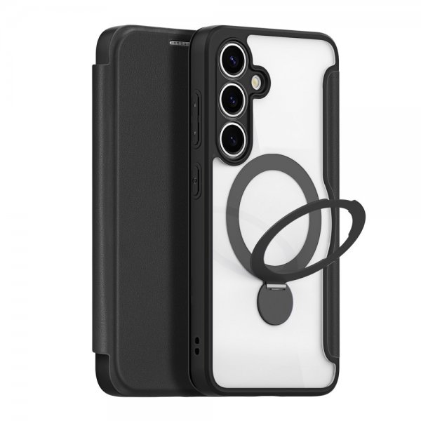 Dux Ducis Samsung Galaxy S25 Plus Fodral Skin X Pro Series Kickstand MagSafe Svart