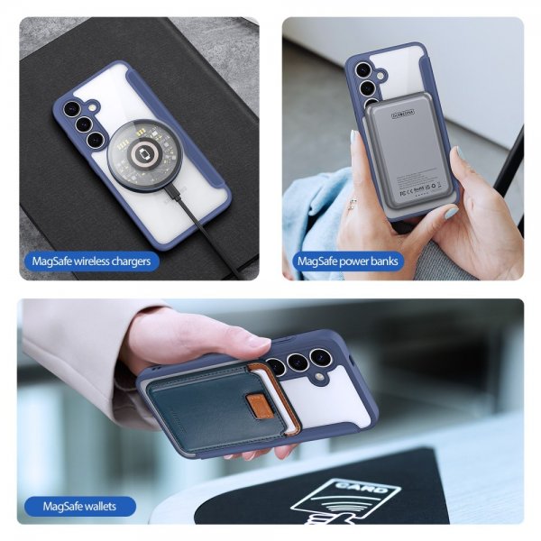 Dux Ducis Samsung Galaxy S25 Plus Fodral Skin X Pro Series MagSafe Blå