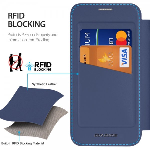 Dux Ducis Samsung Galaxy S25 Plus Fodral Skin X Pro Series MagSafe Blå