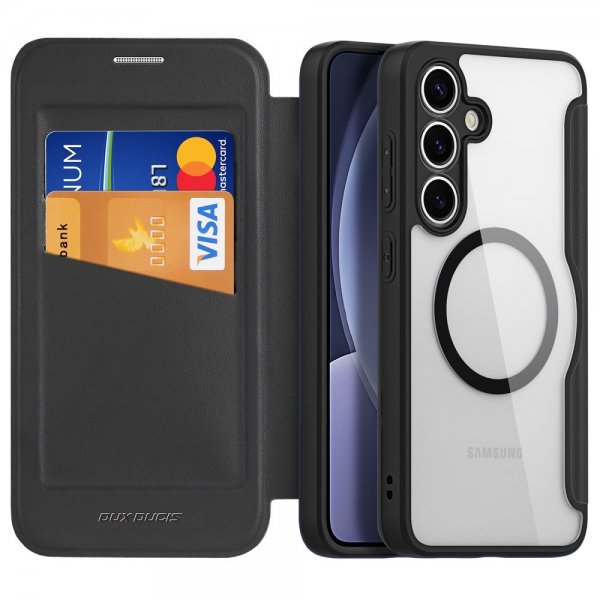 Dux Ducis Samsung Galaxy S25 Plus Fodral Skin X Pro Series MagSafe Svart