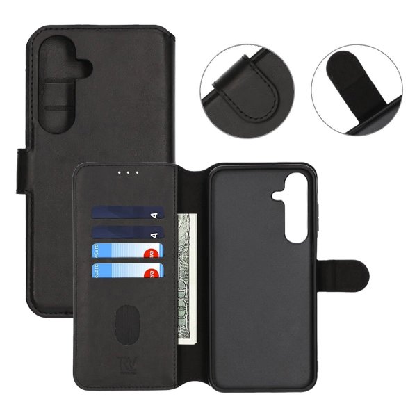 Rvelon Samsung Galaxy S25 Plus Fodral Magnetiskt Avtagbart Skal Svart