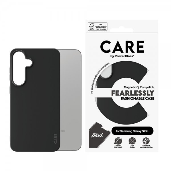 CARE by PanzerGlass Samsung Galaxy S25 Plus Skal Fashionable MagSafe Svart