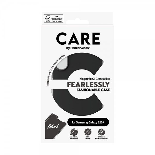 CARE by PanzerGlass Samsung Galaxy S25 Plus Skal Fashionable MagSafe Svart