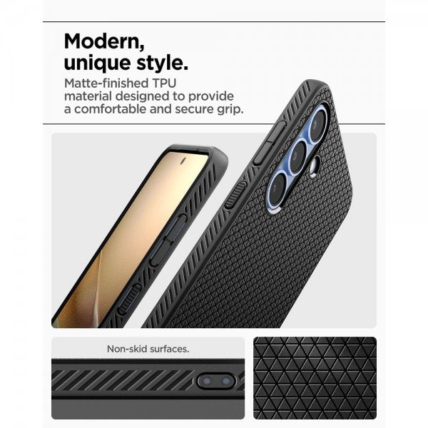 Spigen Samsung Galaxy S25 Plus Skal Liquid Air Matte Black