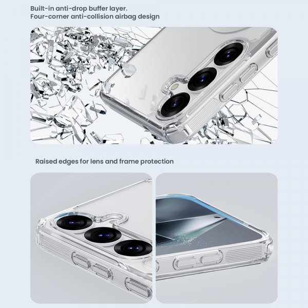 Nillkin Samsung Galaxy S25 Plus Skal Nature Pro Series MagSafe Transparent