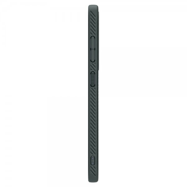 Spigen Samsung Galaxy S25 Skal Liquid Air Abyss Green