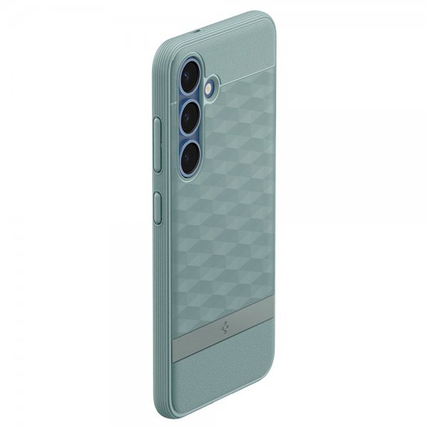 Spigen Samsung Galaxy S25 Skal Parallax MagFit Sage Green