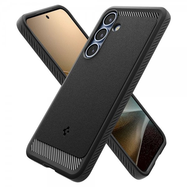 Spigen Samsung Galaxy S25 Skal Rugged Armor MagFit Matte Black