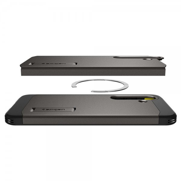 Spigen Samsung Galaxy S25 Skal Tough Armor MagFit Gunmetal