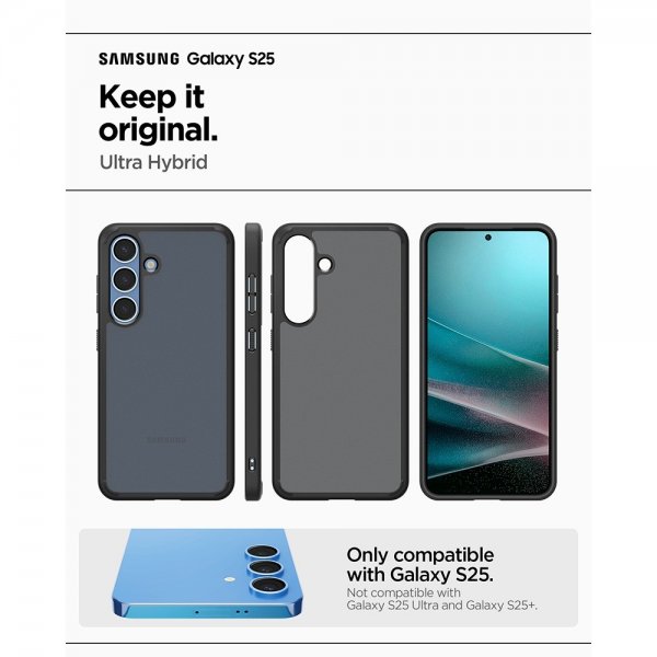 Spigen Samsung Galaxy S25 Skal Ultra Hybrid Frost Black