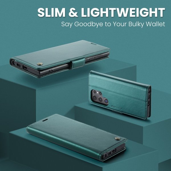 CaseMe Samsung Galaxy S25 Ultra Fodral 023 Series Grön