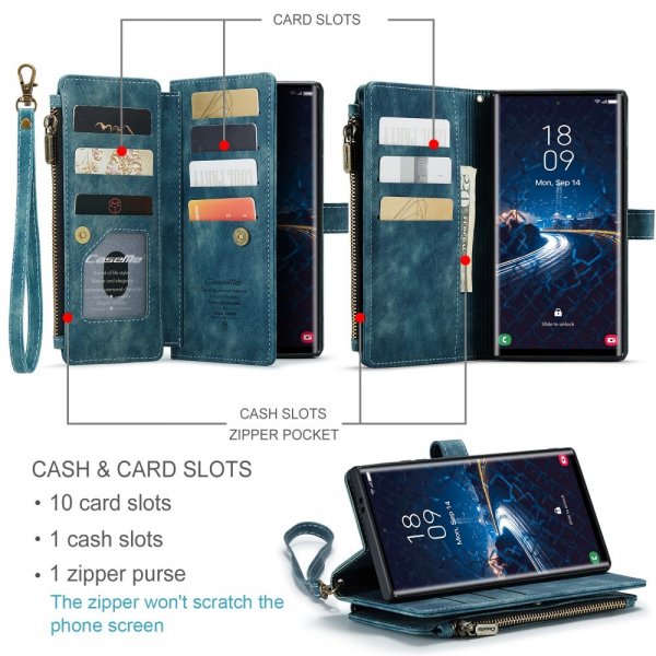 CaseMe Samsung Galaxy S25 Ultra Fodral C30 Series Blå