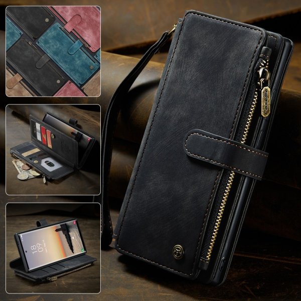CaseMe Samsung Galaxy S25 Ultra Fodral C30 Series Svart